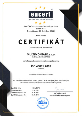 ISO 45001 2018